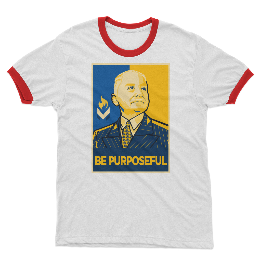 Mises Be Purposeful Adult Ringer T-Shirt