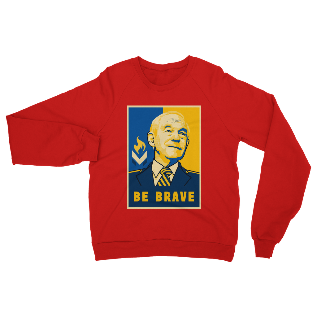 Ron Paul Be Brave Logo Classic Adult Sweatshirt