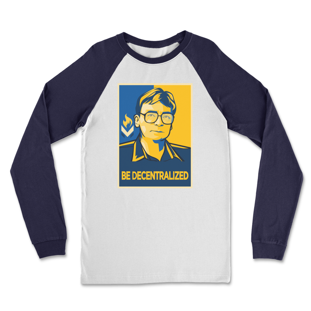 Hoppe - Be Decentralized Classic Raglan Long Sleeve Shirt
