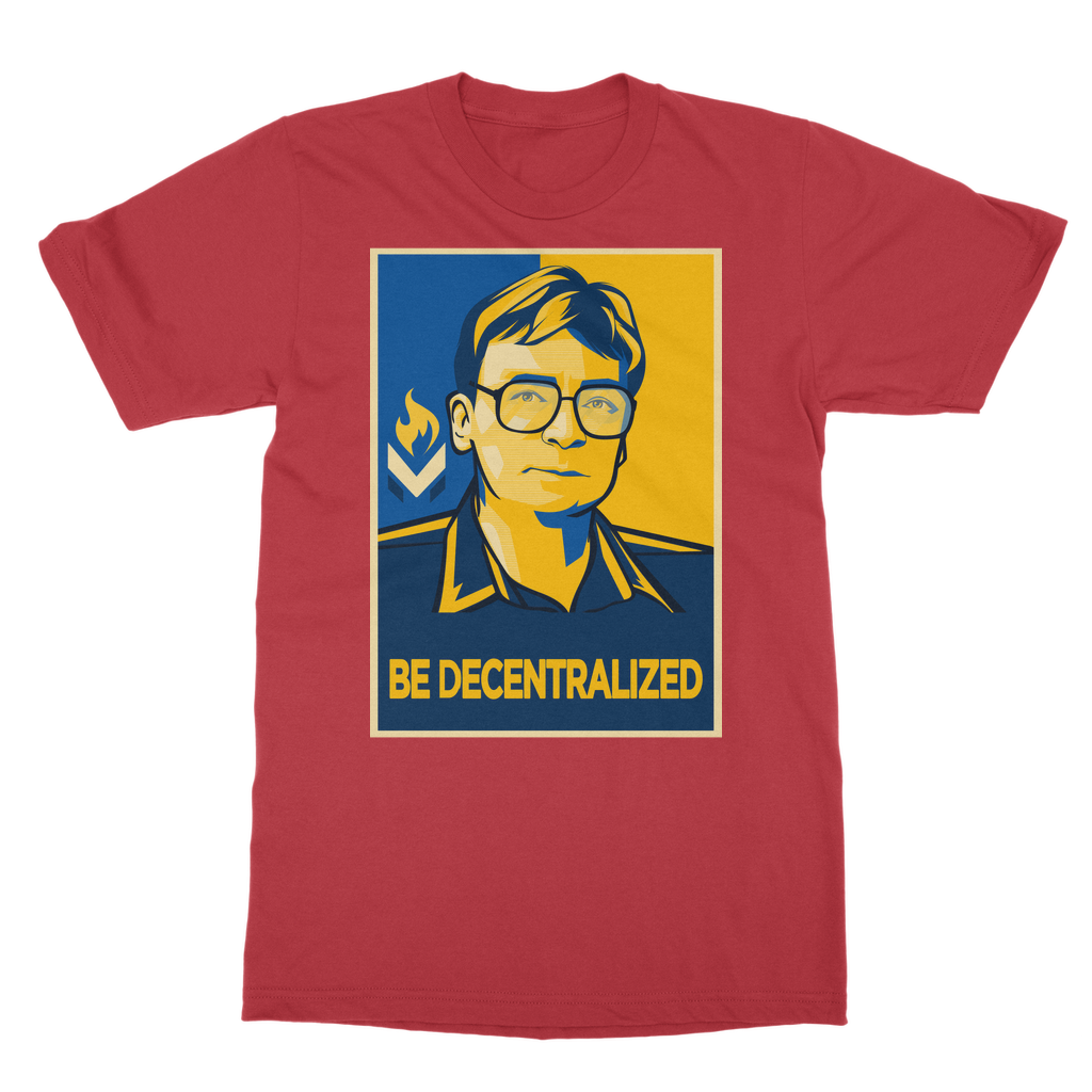 Hoppe - Be Decentralized Classic Adult T-Shirt