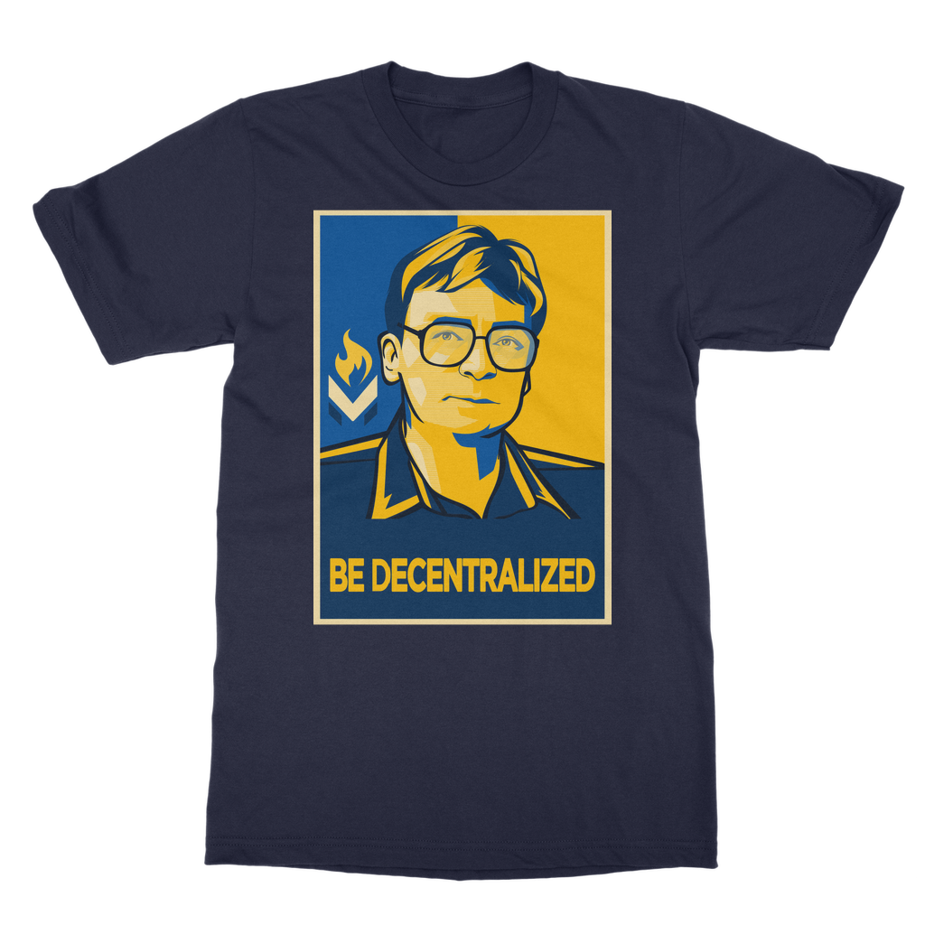 Hoppe - Be Decentralized Classic Adult T-Shirt