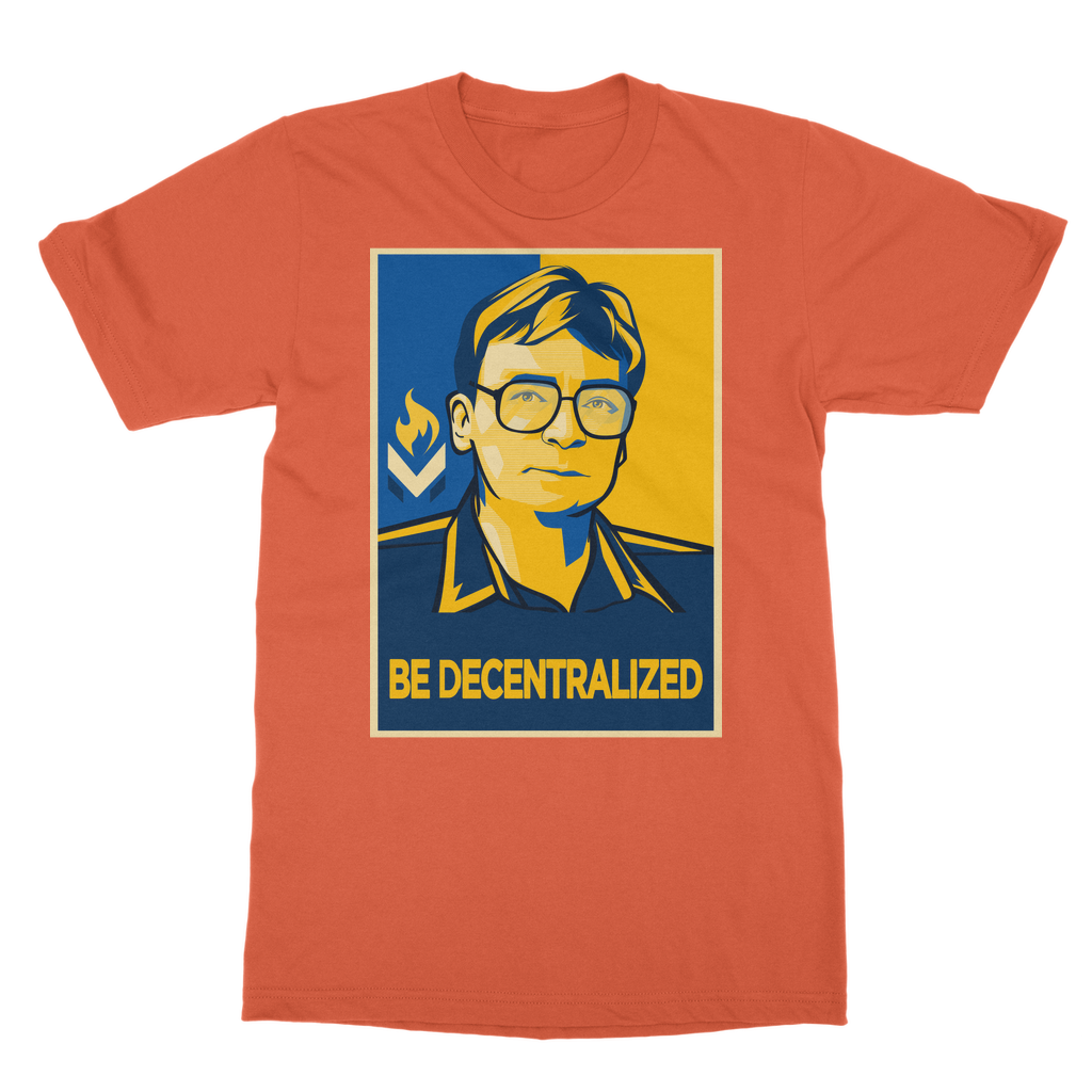 Hoppe - Be Decentralized Classic Adult T-Shirt