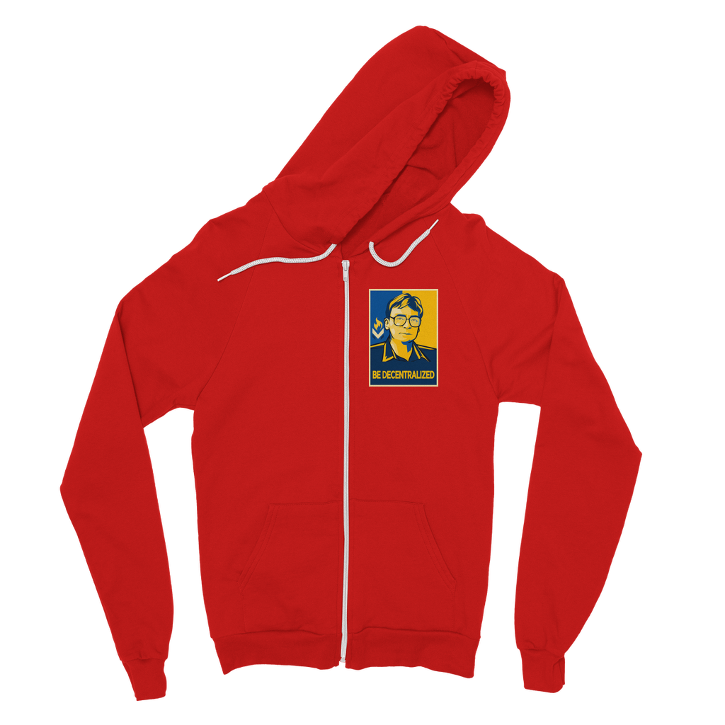 Hoppe - Be Decentralized Classic Adult Zip Hoodie