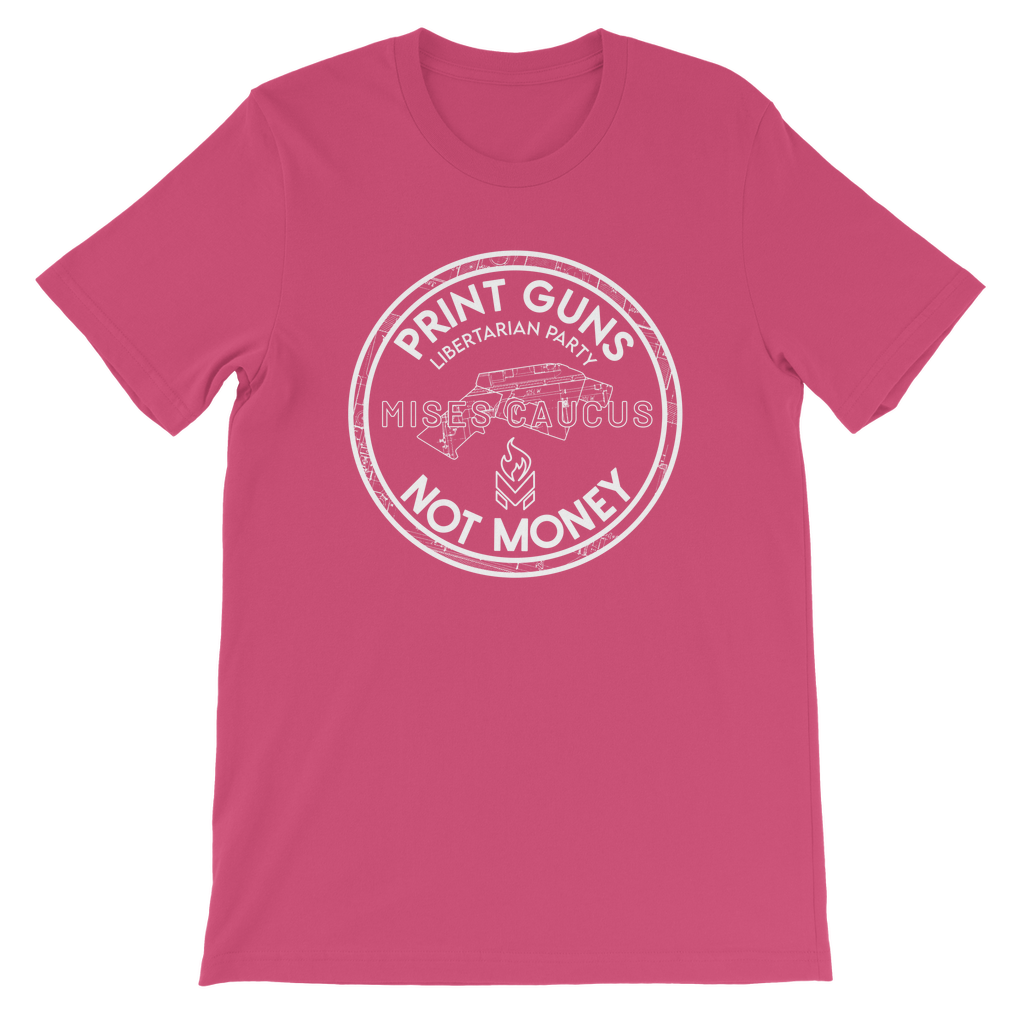 Print Guns Not Money B&W Classic Kids T-Shirt