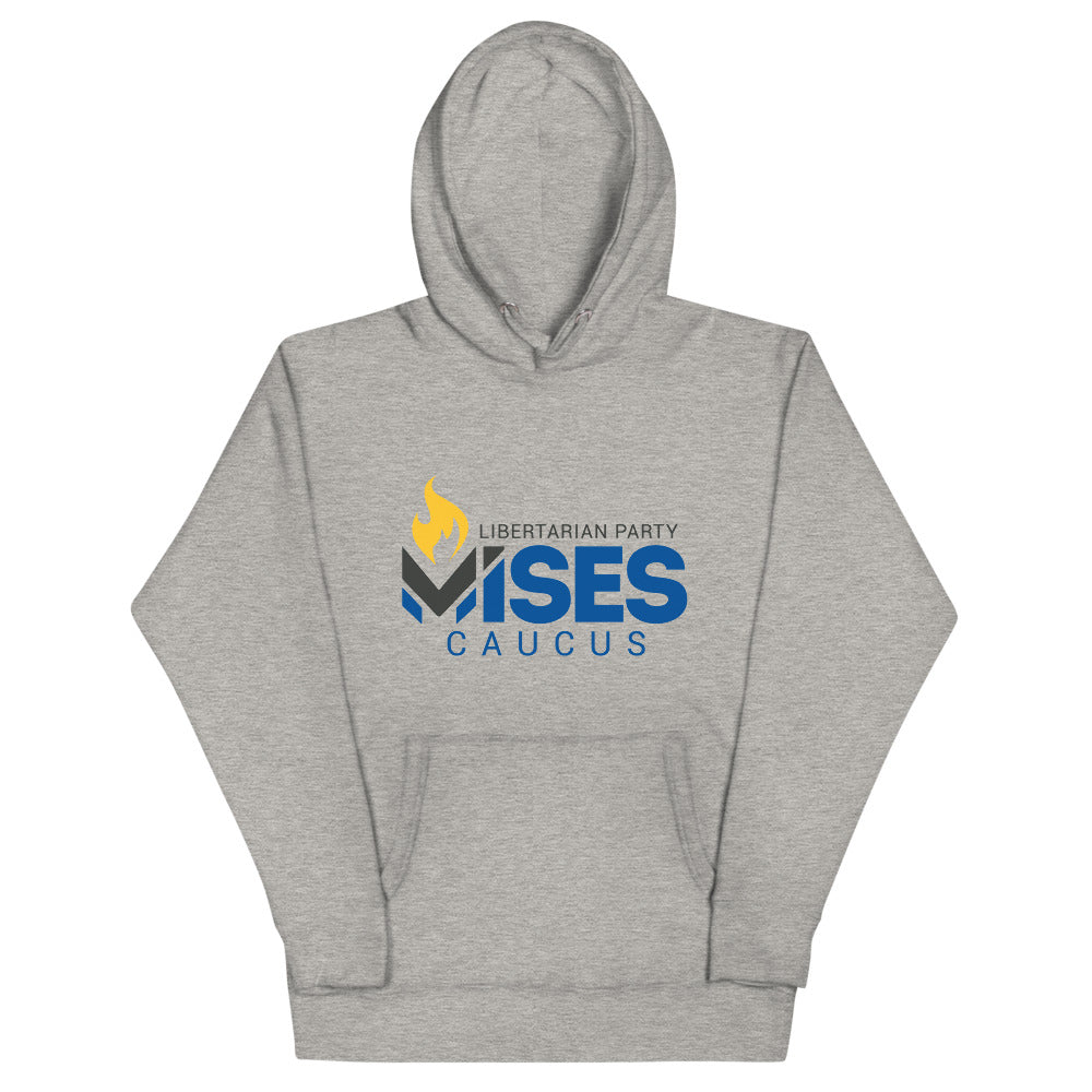 LPMC Logo Premium White and Grey Hoodie, Unisex