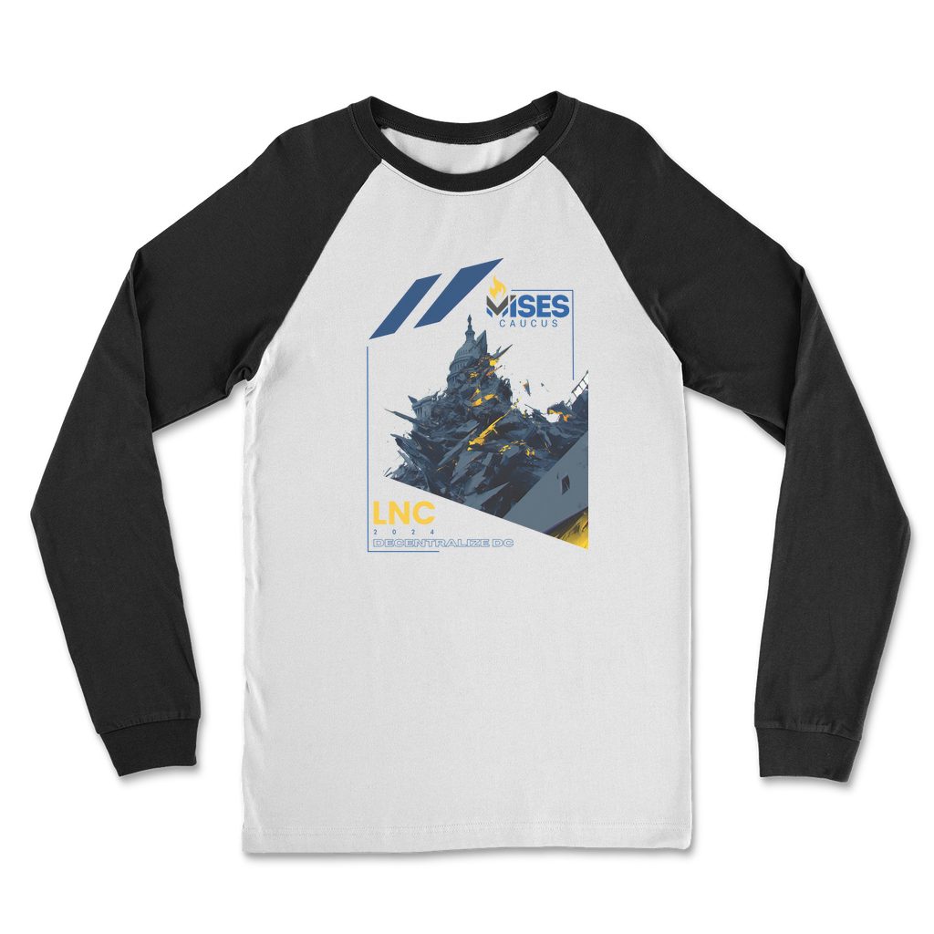 Decentralize DC - LNC 2024 Classic Raglan Long Sleeve Shirt