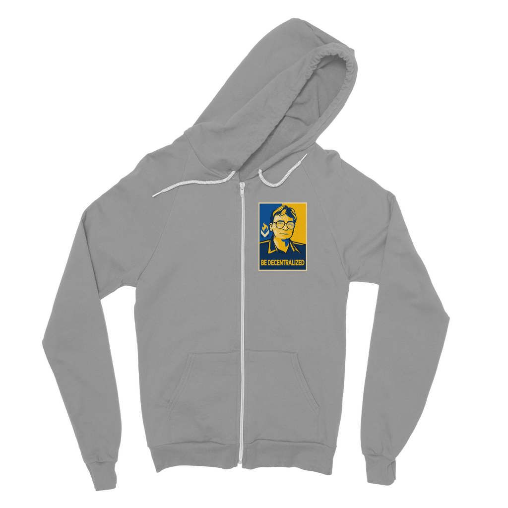 Hoppe - Be Decentralized Classic Adult Zip Hoodie