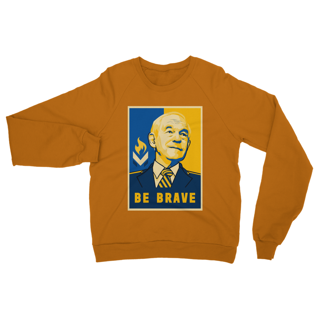 Ron Paul Be Brave Logo Classic Adult Sweatshirt