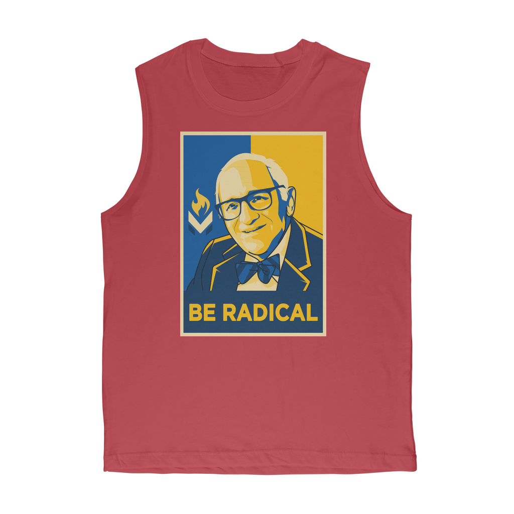 Murray Rothbard Be Radical Classic Adult Muscle Top