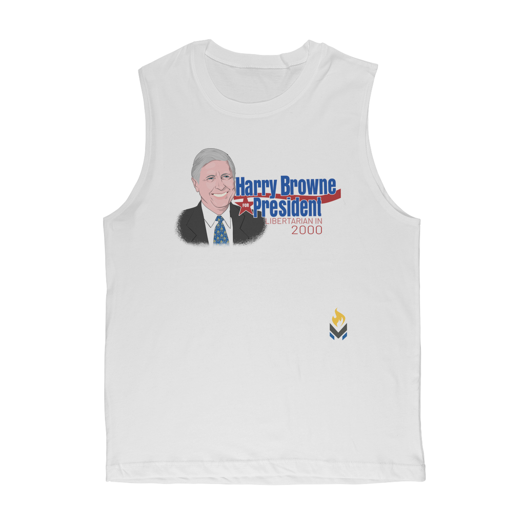 Harry Browne for President Classic Adult Muscle Top
