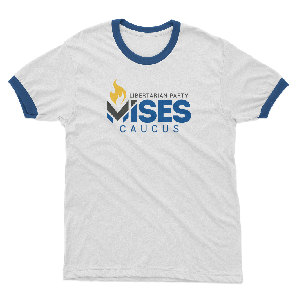Mises Caucus Adult Ringer T-Shirt