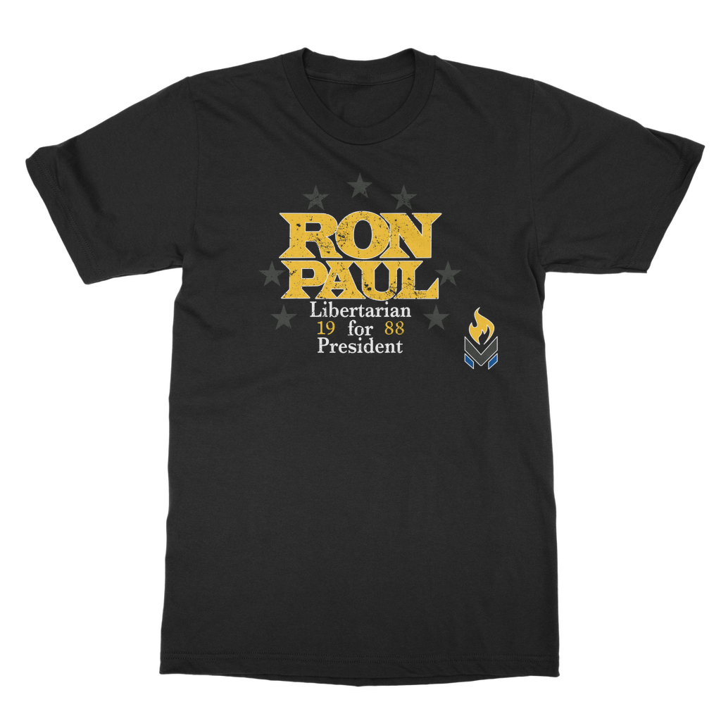 Ron Paul for President Yellow Classic Adult T-Shirt