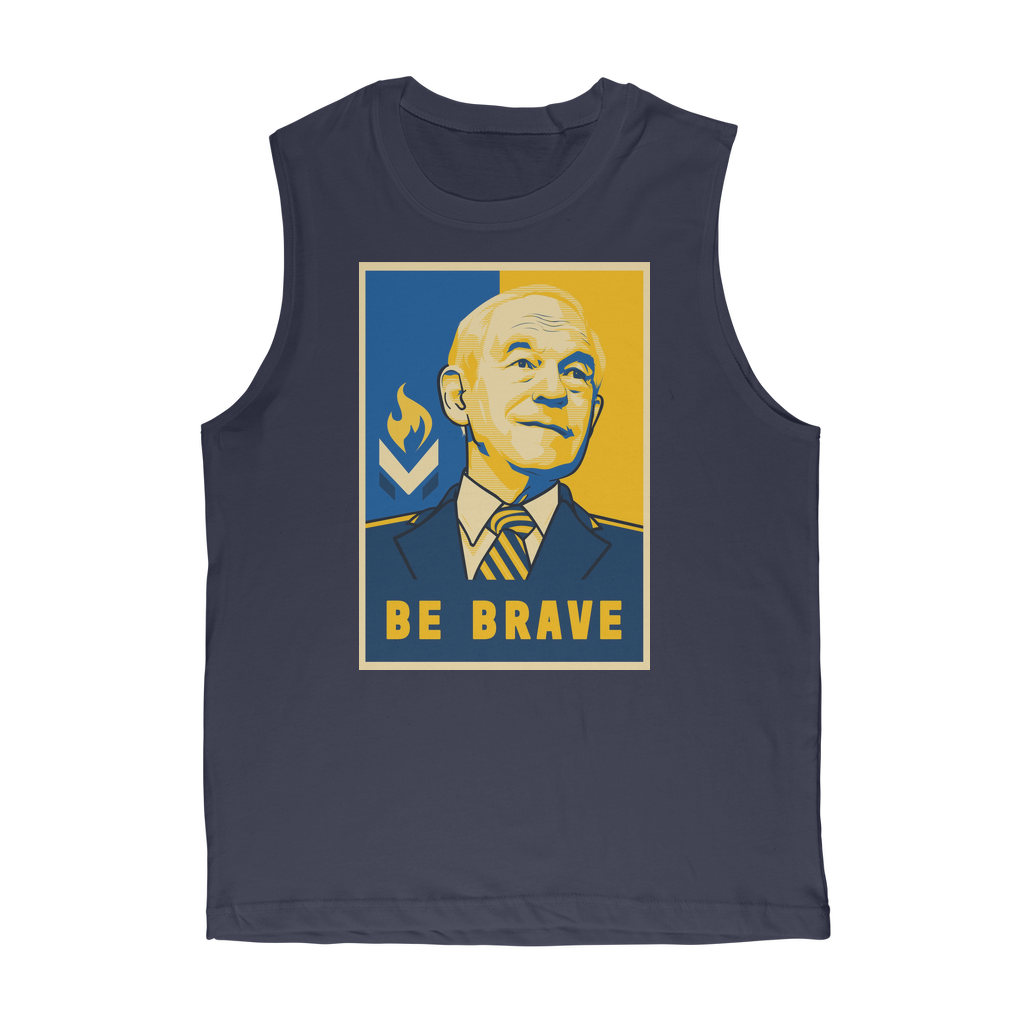 Ron Paul Be Brave Logo Classic Adult Muscle Top