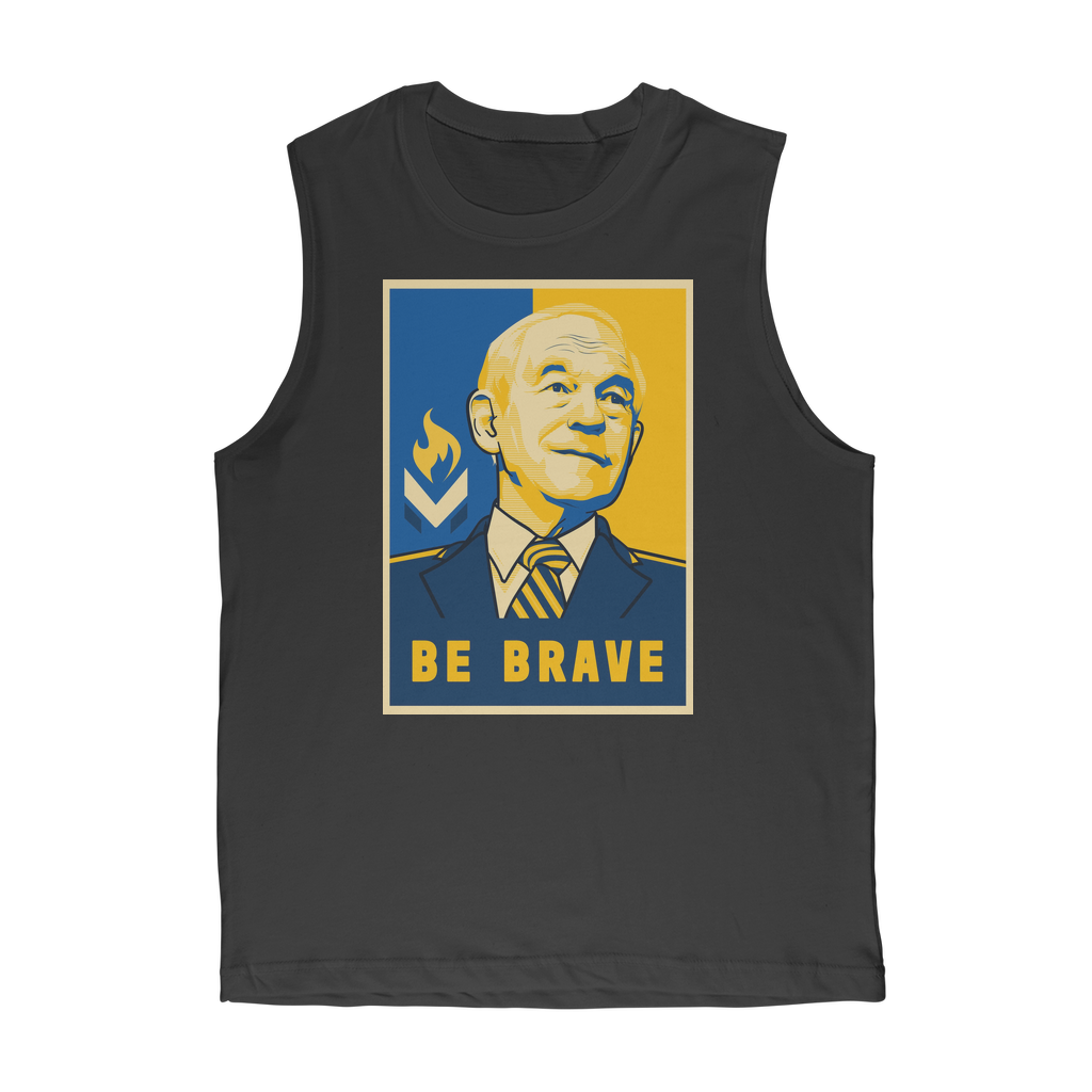Ron Paul Be Brave Logo Classic Adult Muscle Top