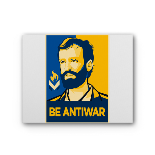 Scott Horton - Be Antiwar Premium Stretched Canvas