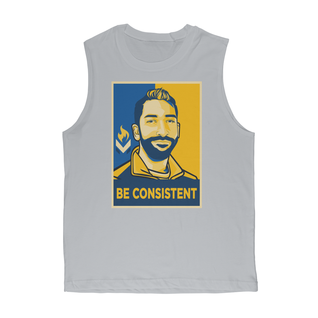 Dave Smith - Be Consistent Classic Adult Muscle Top