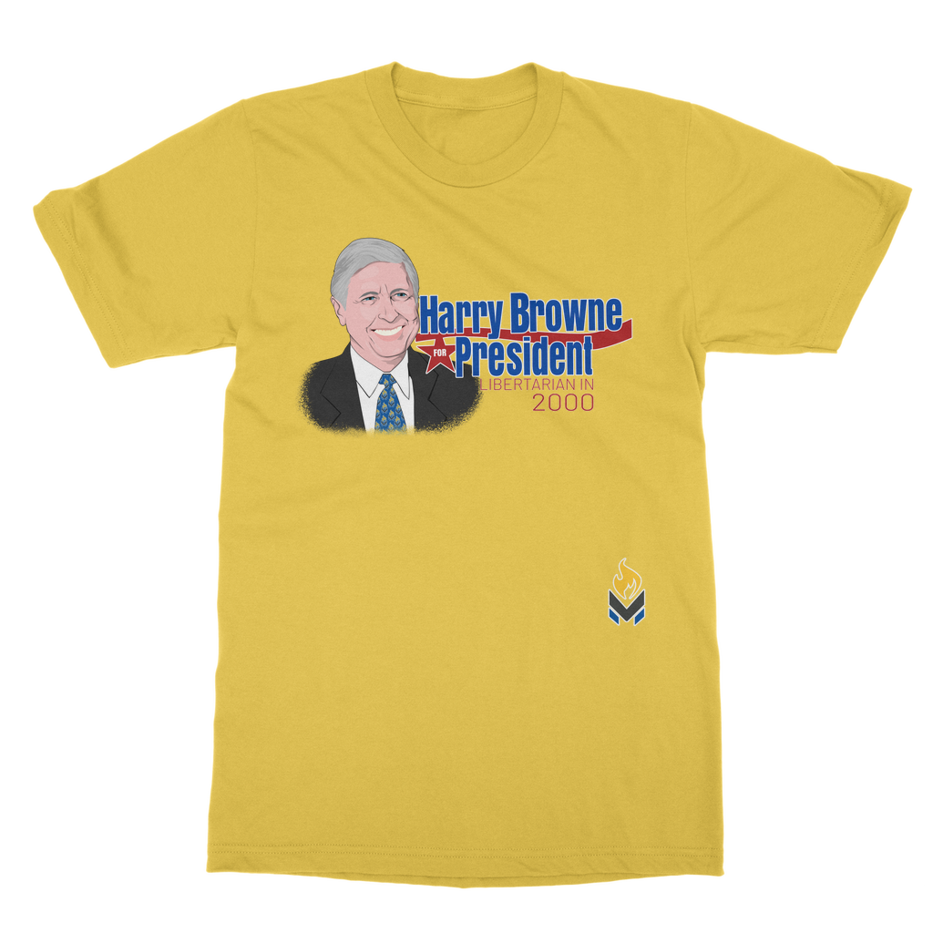 Harry Browne for President Classic Adult T-Shirt