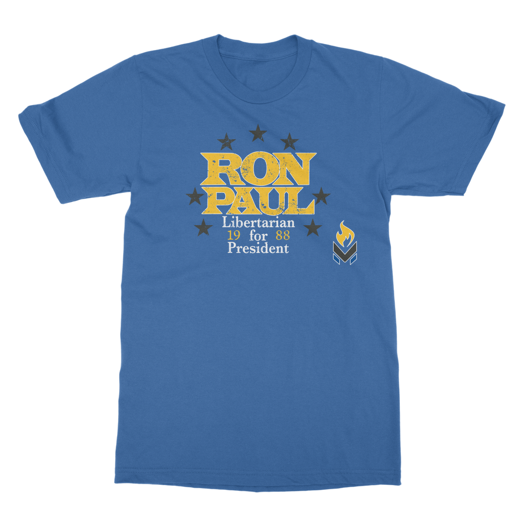 Ron Paul for President Yellow Classic Adult T-Shirt