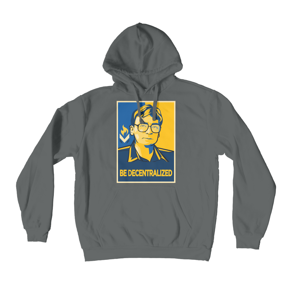 Hoppe - Be Decentralized Premium Adult Hoodie