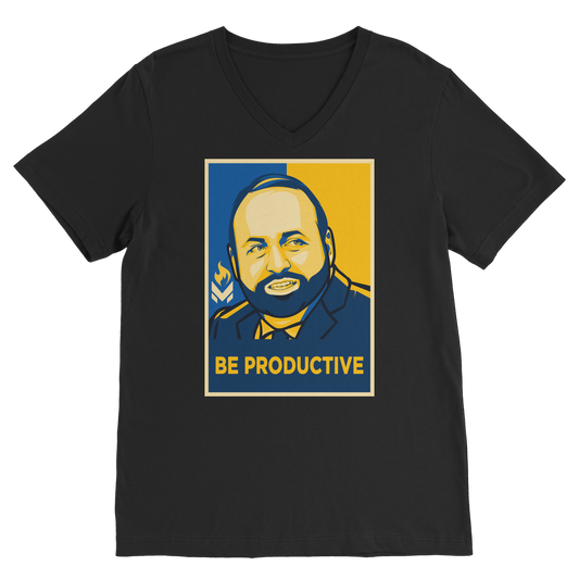 Tom Woods - Be Productive Classic V-Neck T-Shirt