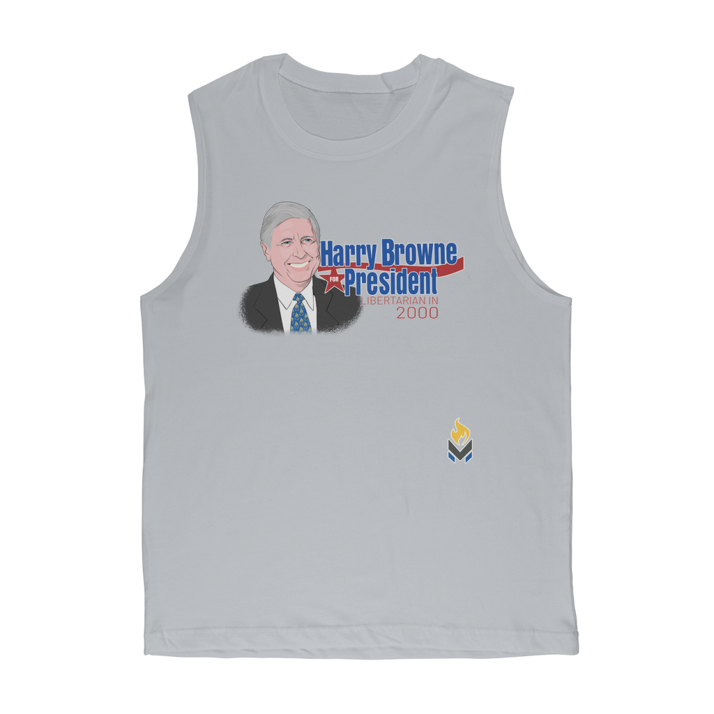 Harry Browne for President Classic Adult Muscle Top