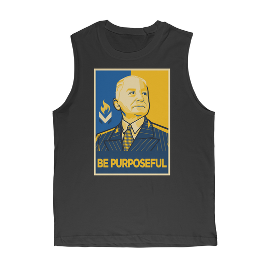 Mises Be Purposeful Classic Adult Muscle Top