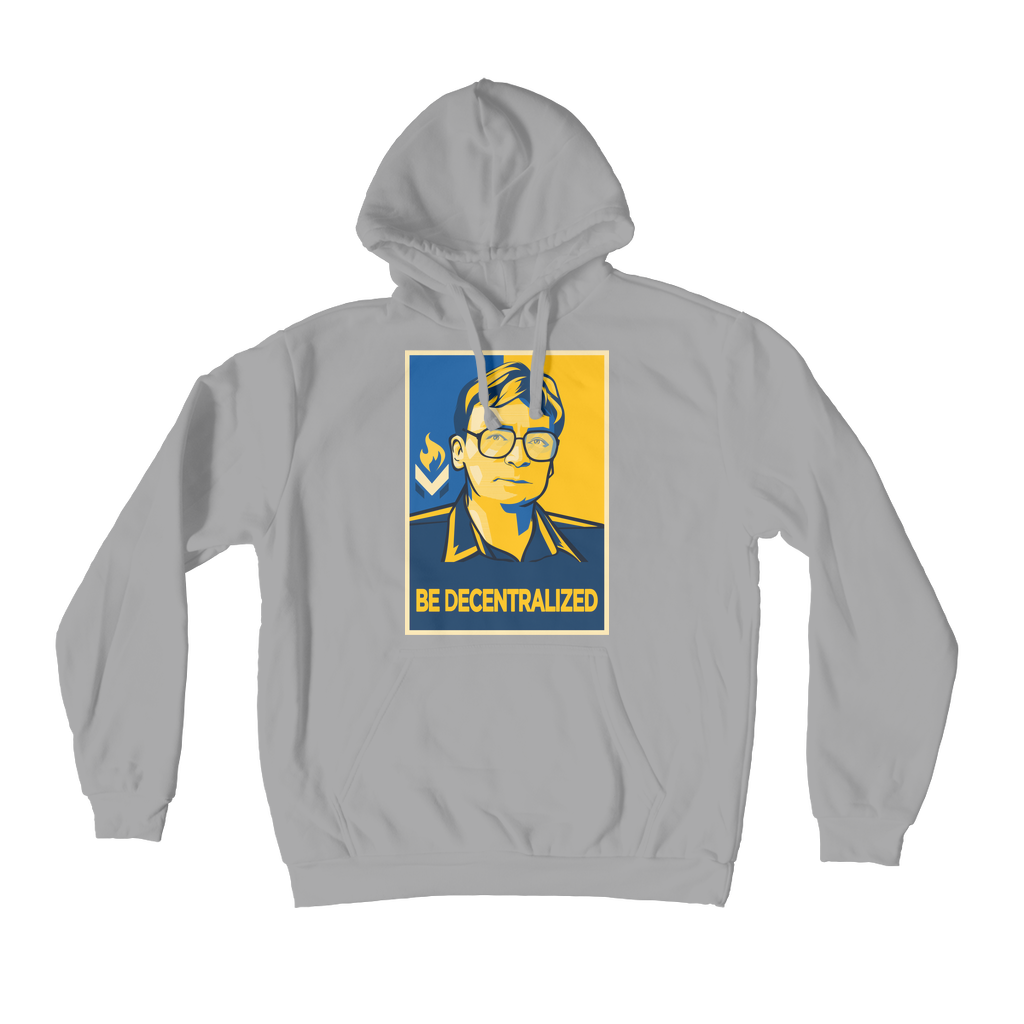 Hoppe - Be Decentralized Premium Adult Hoodie