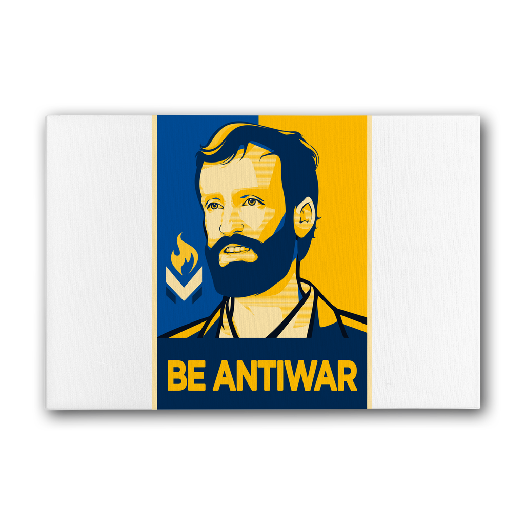 Scott Horton - Be Antiwar Premium Stretched Canvas