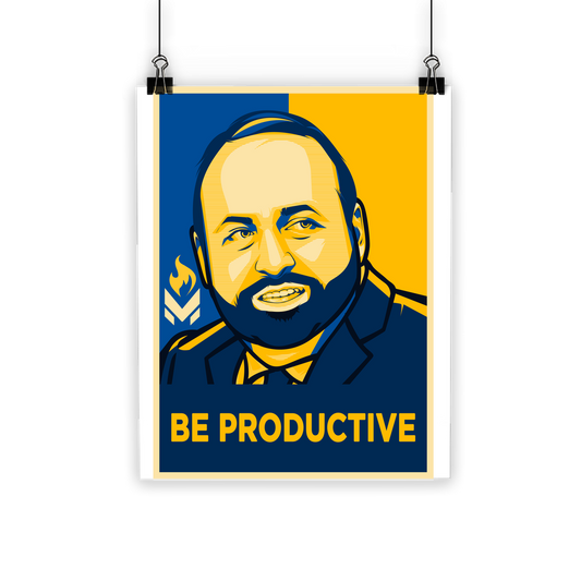 Tom Woods - Be Productive Classic Poster