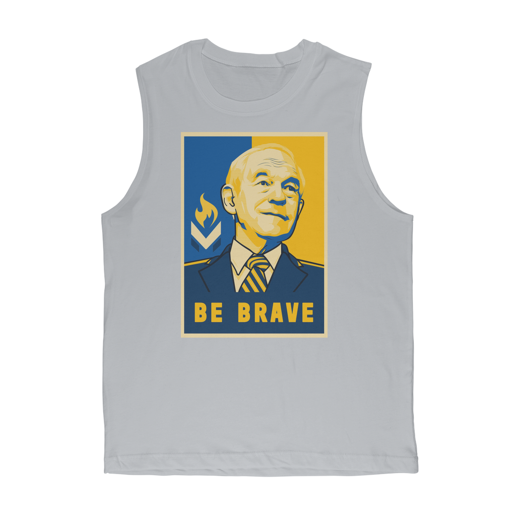 Ron Paul Be Brave Logo Classic Adult Muscle Top