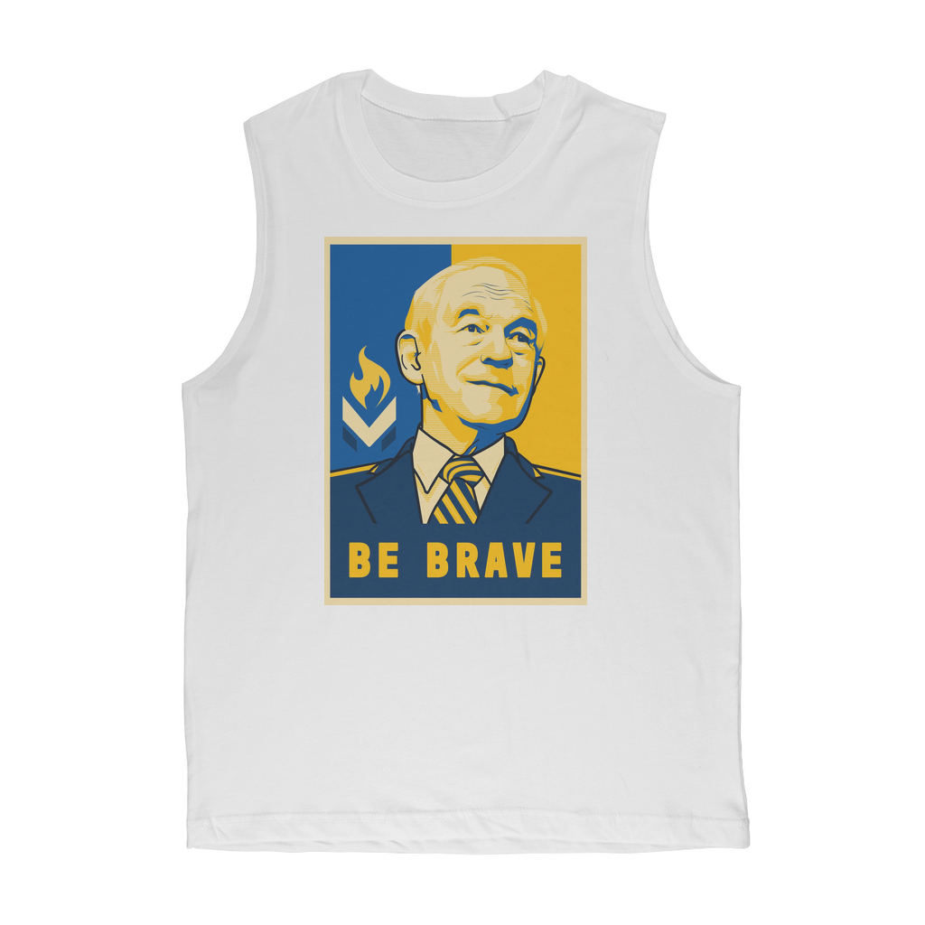 Ron Paul Be Brave Logo Classic Adult Muscle Top