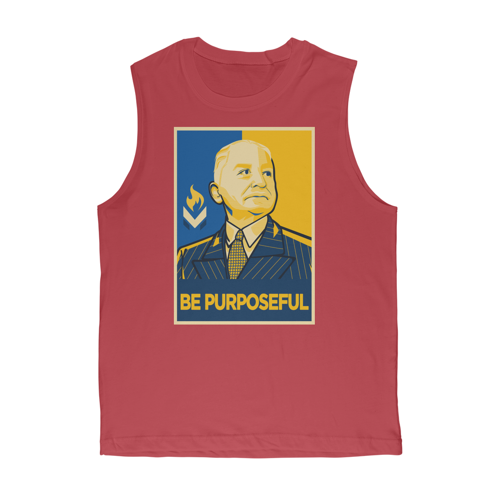 Mises Be Purposeful Classic Adult Muscle Top