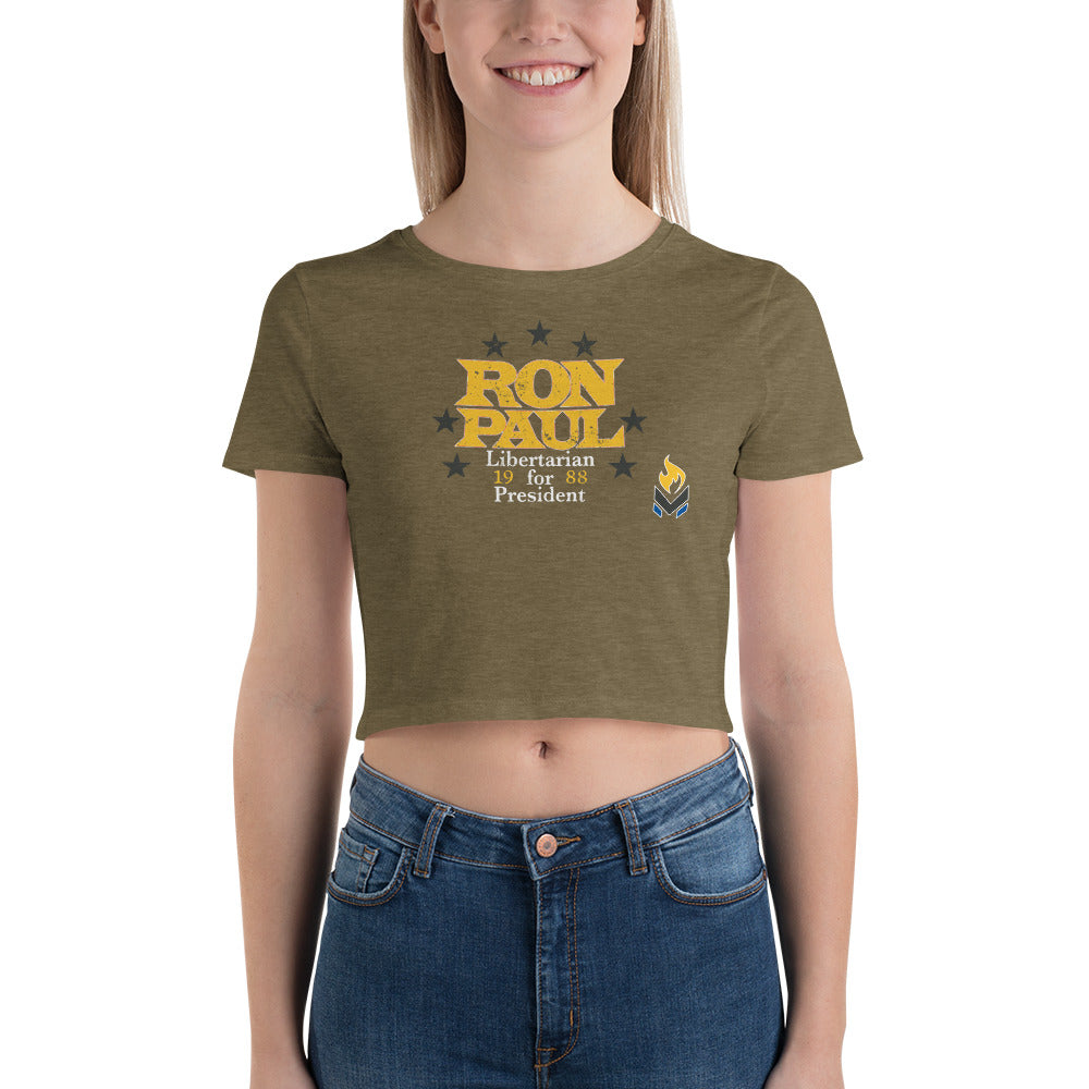 Ron Paul 1988 Women's Crop top